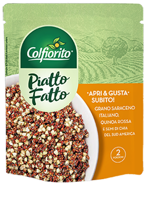 Piatto Fatto - Grano Saraceno, Quinoa Rossa e Semi di Chia