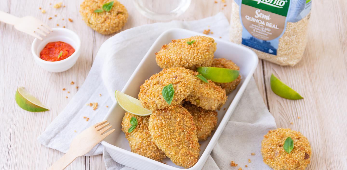 Nuggets Di Quinoa E Tonno Al Forno